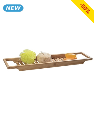 Bambus-Badewannenablage