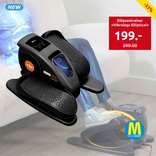 Ellipsentrainer «Vibrolegs Elliptical», 3 Programme