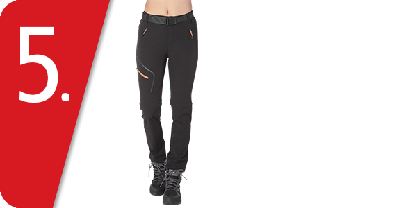 Wanderhose für Damen, schwarz