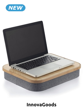 InnovaGoods Ablage für Laptop mit Aufbewahrungsfach