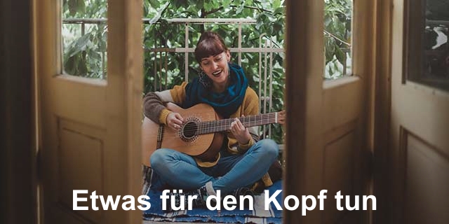 Etwas für den Kopf tun