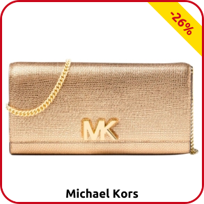Handtasche «Mott metallic Leather» Michael Kors, goldfarben