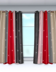 Vorhang «Silk», H 240, B 140 cm, 1 Stück, rot