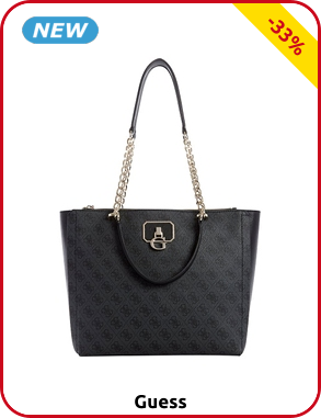 Guess Handtasche «Alisa», schwarz