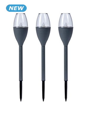 LED-Solarleuchten, 3er-Set