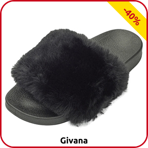 Sandaletten von Givana, schwarz