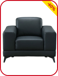 Sessel «Tiena» B 103 cm, schwarz