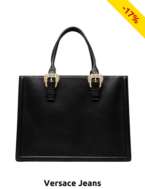 VERSACE Jeans Handtasche in Schwarz