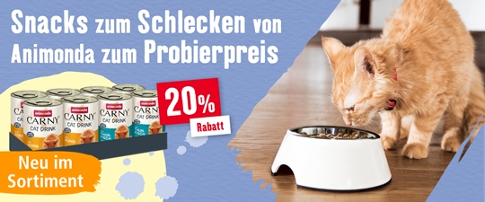 20% Probier-Rabatt auf Animonda 