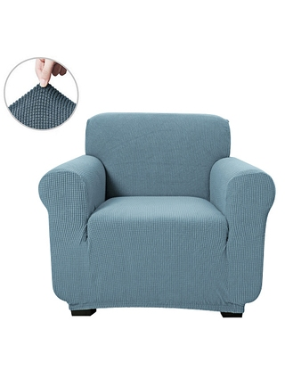 Sessel-Überzug «Soft», hellblau