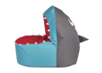 Sitzkissen Sitting Point Sitzsack Shark Brava grau blau 90x60x80 cm