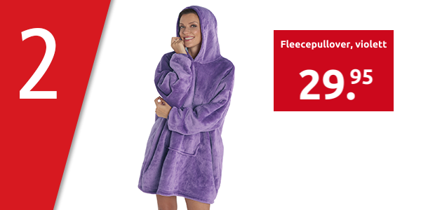 Fleecepullover, violett