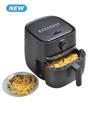 Heissluftfritteuse «Family» XXL ohne Öl, 5,7 l