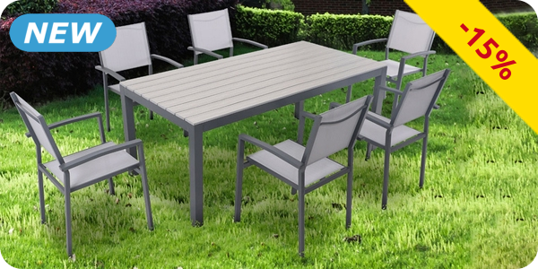 Gartenset «Macas», 7-teilig