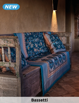 Bassetti Steppdecke «Genova» 135 x 190 cm, blau