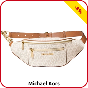 Michael Kors Damengürteltasche, vanille