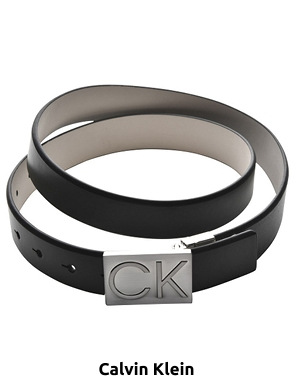 Calvin Klein Gürtel aus Rindsleder, schwarz Calvin Klein Gürtel aus Rindsleder, schwarz