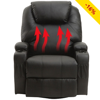 Elektrischer Relax-Sessel mit Wärme- und Massagefunktion