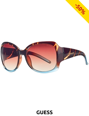 GUESS Grosse Sonnenbrille, braun