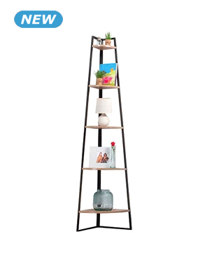 Eckregal «Pyramide», B 36 x H 180 x T 36 cm, Dekor eiche