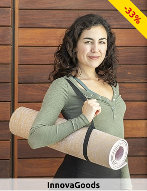 Yogamatte, Jute-Dekor