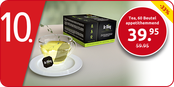 Dr. Ming Tea, 60 Beutel, appetithemmend