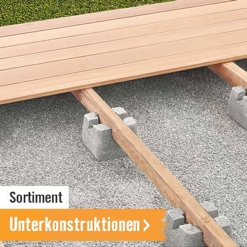 Terrassen Unterkonstruktionen im HORNBACH Onlineshop