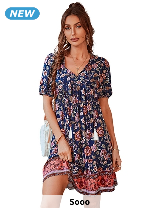 Kleid «Fleur de lys», geblümt