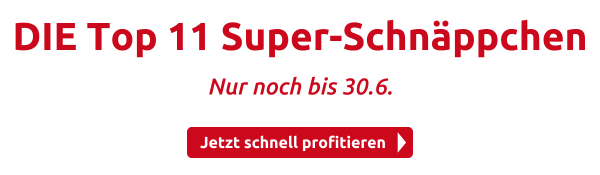 DIE Top 11 Super-Schnäppchen