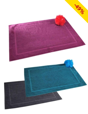 Badteppich, ultraweich, 50 x 70 cm, magenta