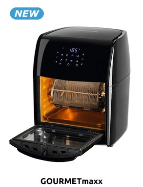GOURMETmaxx Heissluft-Ofen, 9 in 1, 12 l