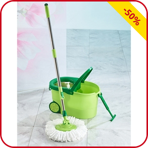 Easy Mopp mit Doppelschleuder