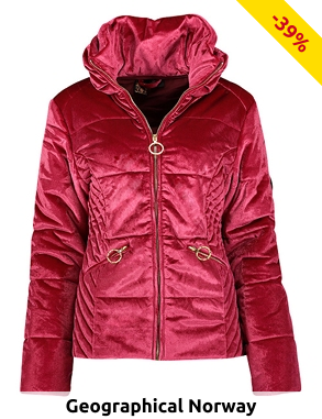 GEOGRAPHICAL NORWAY EXPEDITION Parka Damen-Parka «Aulimpi», rot