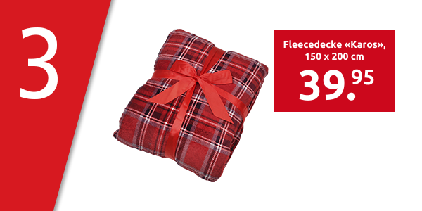 Fleecedecke «Karos», 150 x 200 cm