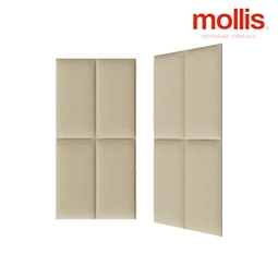 MOLLIS Wandkussen Linnen crème 30x60 cm | HORNBACH