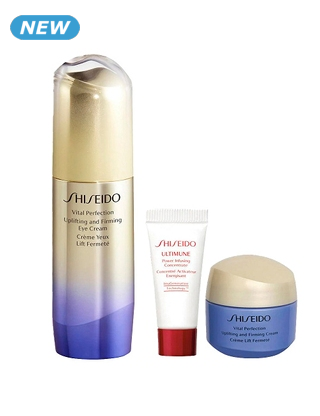 SHISEIDO Uplifting & Firming Eye Cream-Set «Vital Perfection», anti-aging