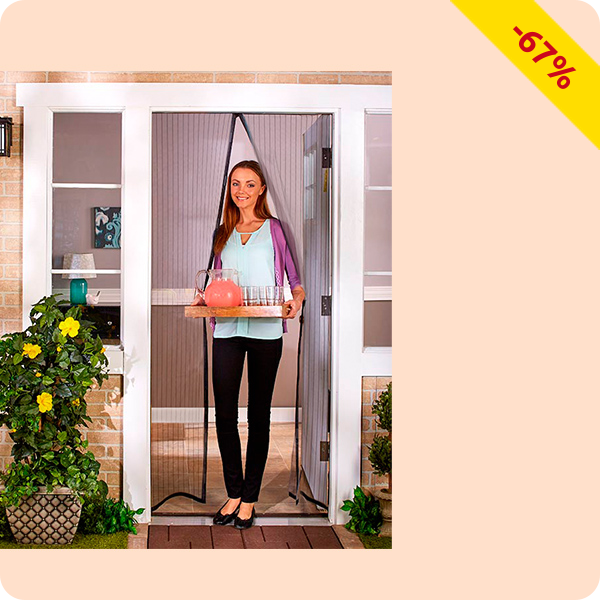 Magnetisches Moskitonetz