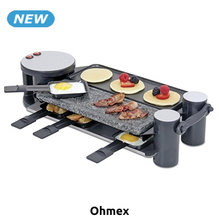 Ohmex Raclette-Grill «5800», 8 Personen