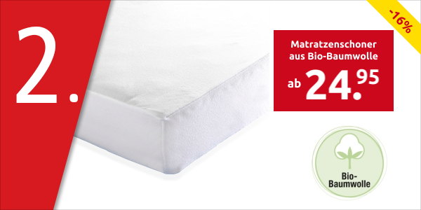 Matratzenschoner aus Bio-Baumwolle