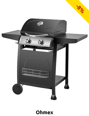 Ohmex Gasgrill «BBQ-2220», automatische Zündung