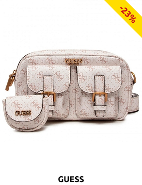 GUESS Handtasche «No Limit», mit Pochette, rosa