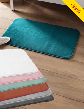 Badteppich «Vitamine», 45 x 75 cm, petrol