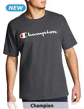 Champion T-Shirt, sportlicher Schnitt, grau