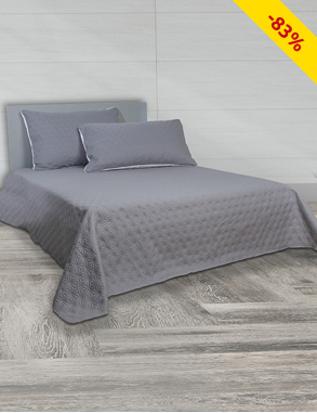 Kissenhülle «Katrin», 65 x 65 cm, grau