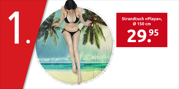 Strandtuch «Playa», Ø 150 cm