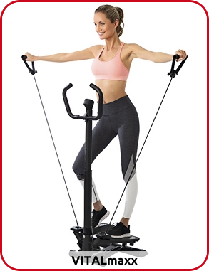 Vitalmaxx Fitnesstrainer «Swing Stepper», platzsparend