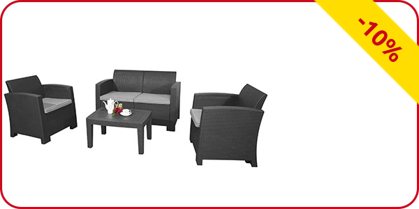 Gartenset «Mitsy», 4-teilig