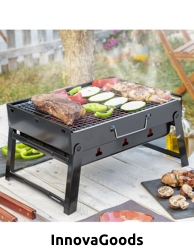InnovaGoods Kohlegrill, tragbar & klappbar, 36x7x28,5 cm