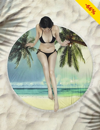 Strandtuch «Playa», Ø 150 cm