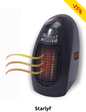 Kompakte Heizung «Fast Heater», mit Timer